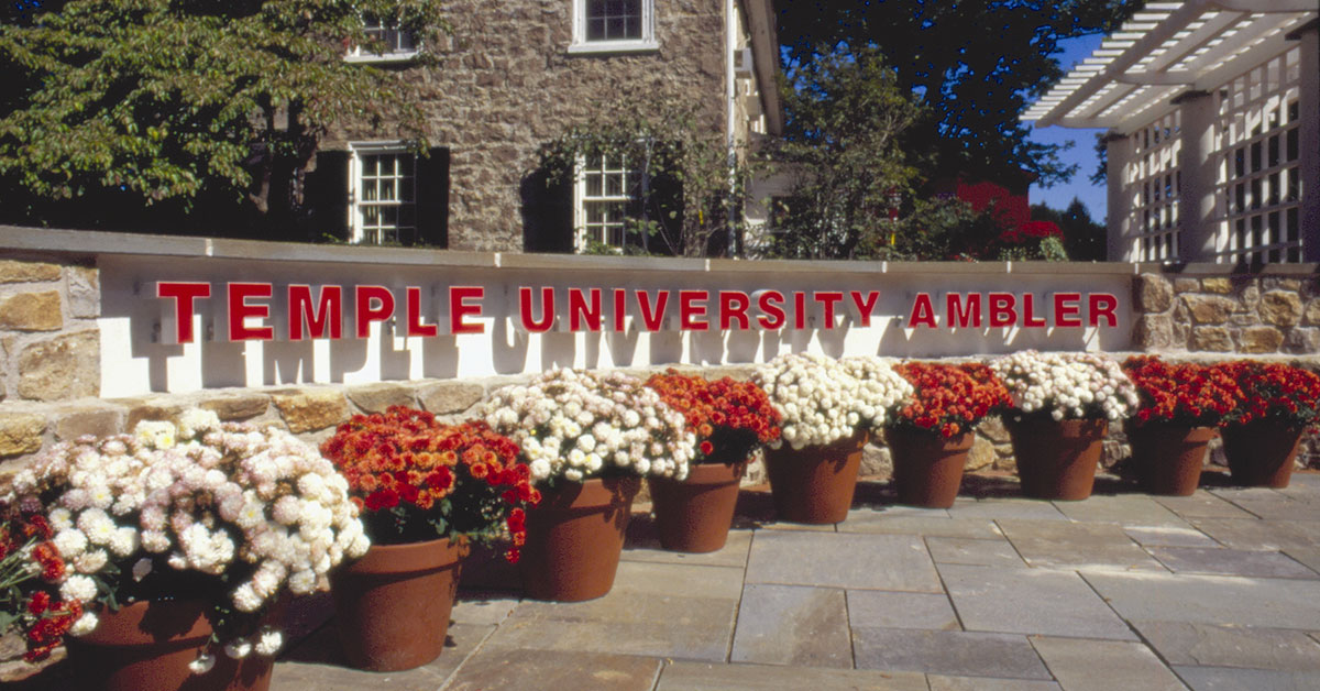 Temple University Ambler Campus 580 Meeting House Road Ambler